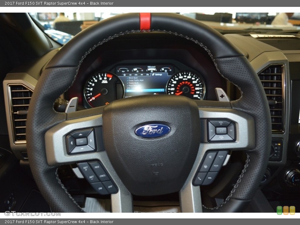 Black Interior Steering Wheel for the 2017 Ford F150 SVT Raptor SuperCrew 4x4 #118492431