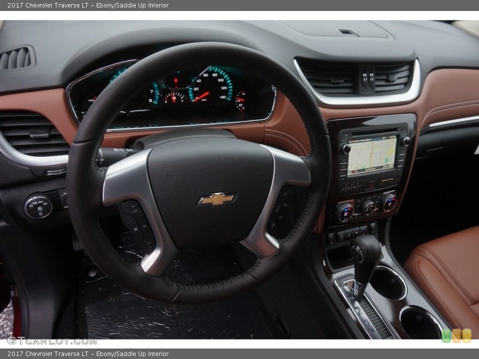 Ebony/Saddle Up Interior Dashboard for the 2017 Chevrolet Traverse LT #118497189