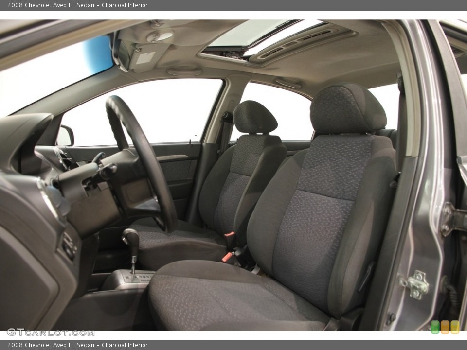 Charcoal Interior Photo for the 2008 Chevrolet Aveo LT Sedan #118500011