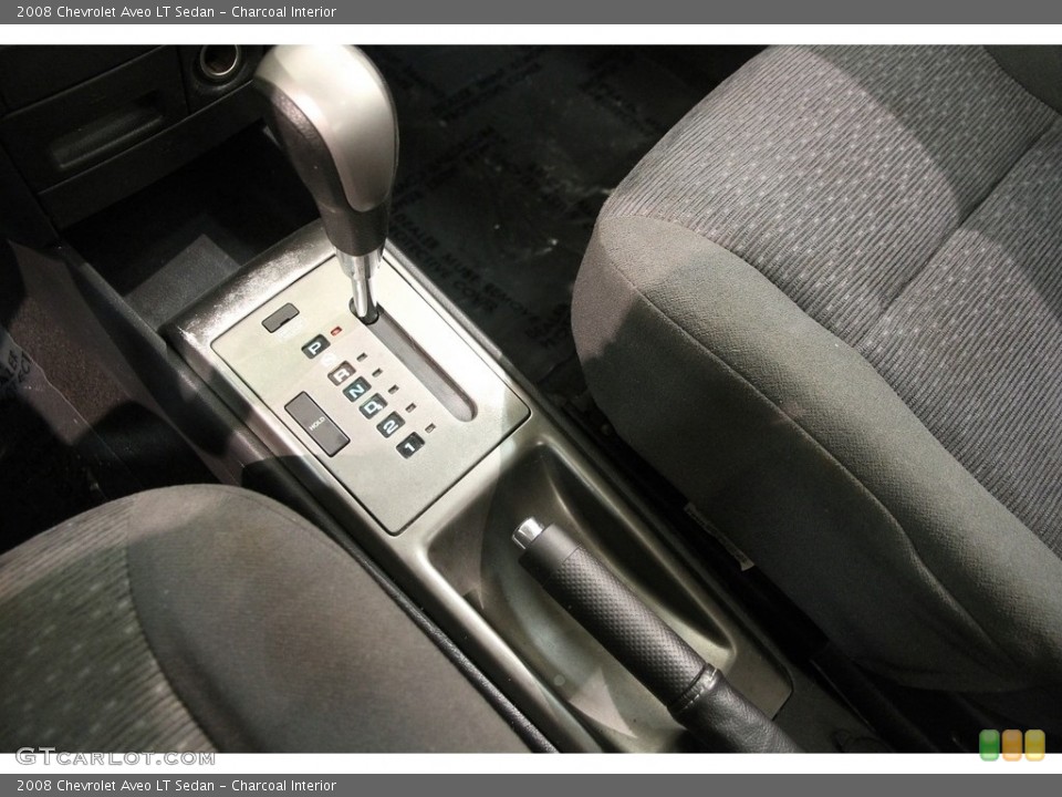 Charcoal Interior Transmission for the 2008 Chevrolet Aveo LT Sedan #118500135