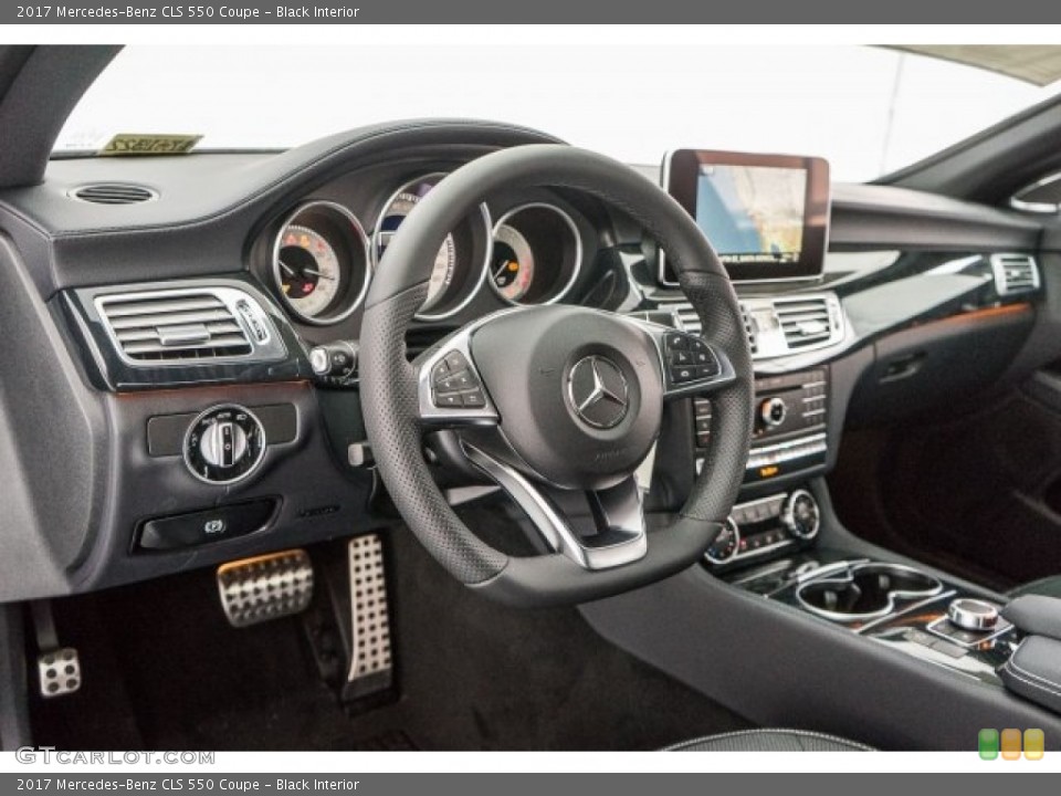 Black Interior Dashboard for the 2017 Mercedes-Benz CLS 550 Coupe #118502454