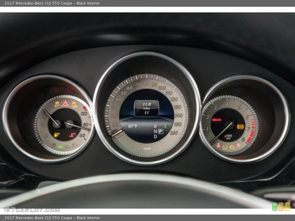 Black Interior Gauges for the 2017 Mercedes-Benz CLS 550 Coupe #118502493