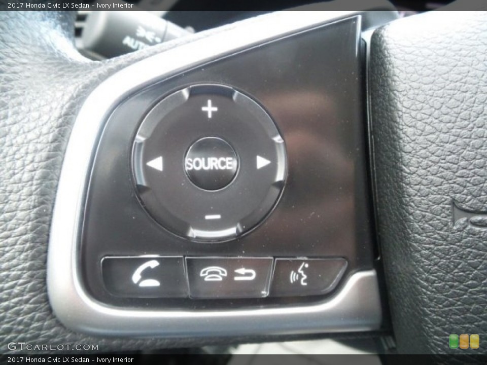 Ivory Interior Controls for the 2017 Honda Civic LX Sedan #118505043