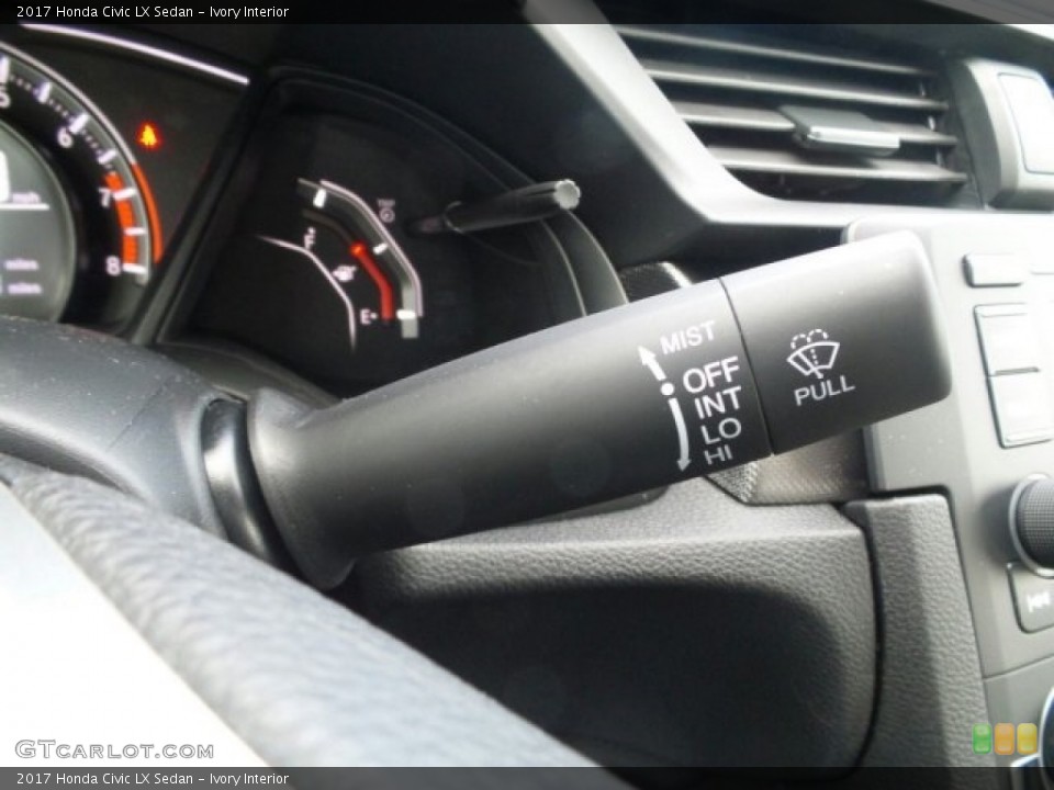 Ivory Interior Controls for the 2017 Honda Civic LX Sedan #118505064