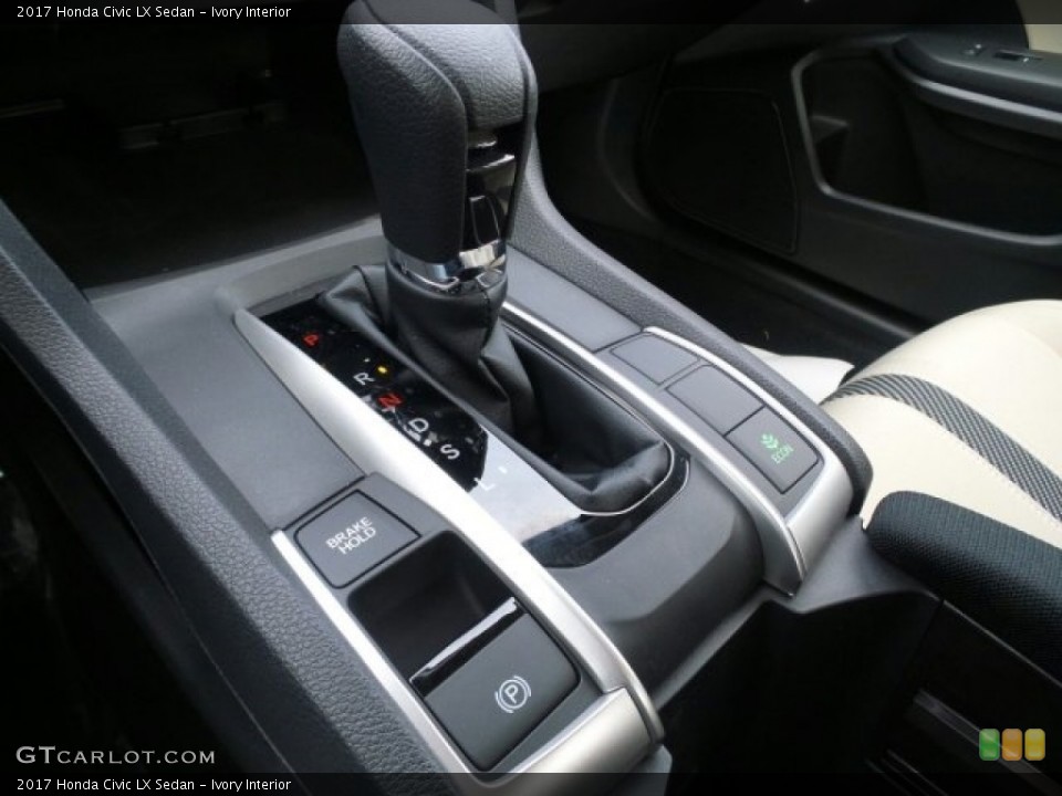 Ivory Interior Transmission for the 2017 Honda Civic LX Sedan #118505082