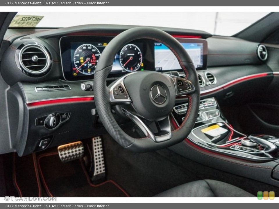 Black Interior Dashboard for the 2017 Mercedes-Benz E 43 AMG 4Matic Sedan #118505415