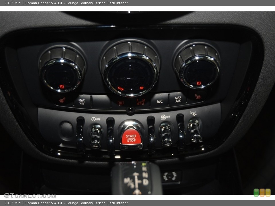 Lounge Leather/Carbon Black Interior Controls for the 2017 Mini Clubman Cooper S ALL4 #118505992