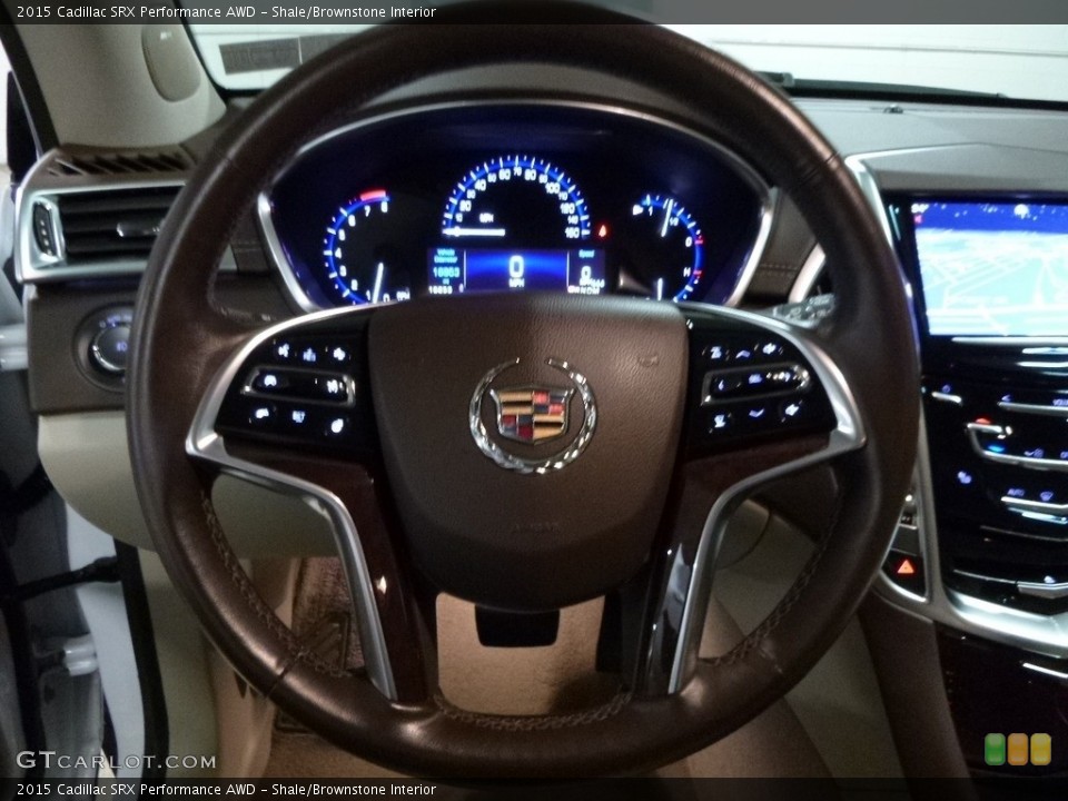 Shale/Brownstone Interior Steering Wheel for the 2015 Cadillac SRX Performance AWD #118512105