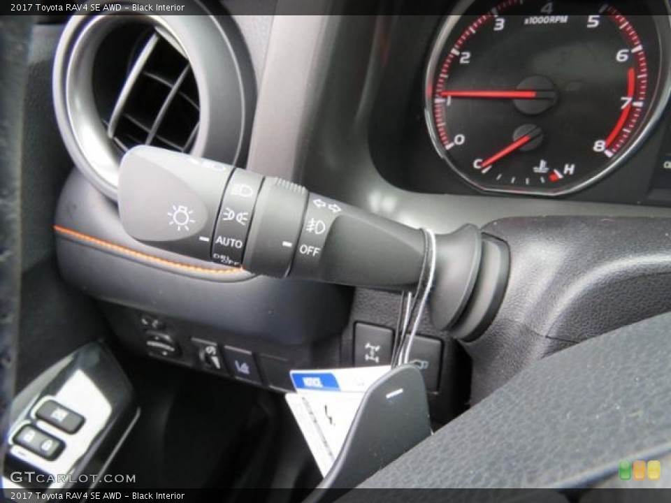 Black Interior Controls for the 2017 Toyota RAV4 SE AWD #118514785