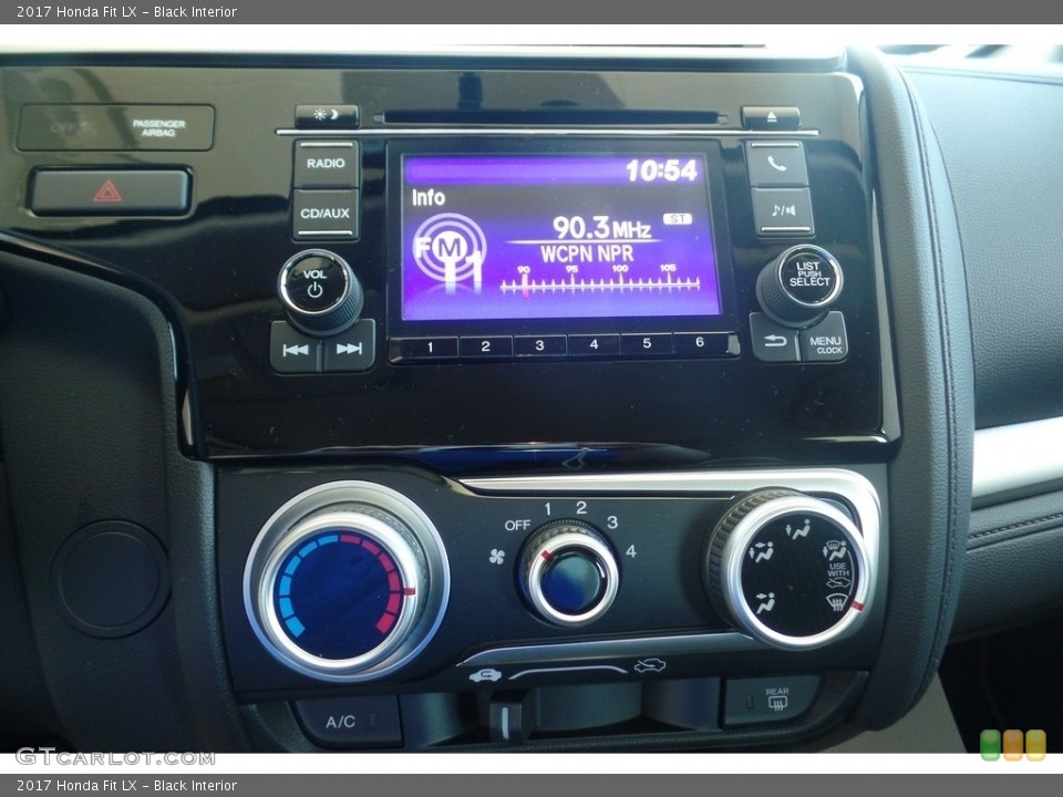 Black Interior Controls for the 2017 Honda Fit LX #118525345
