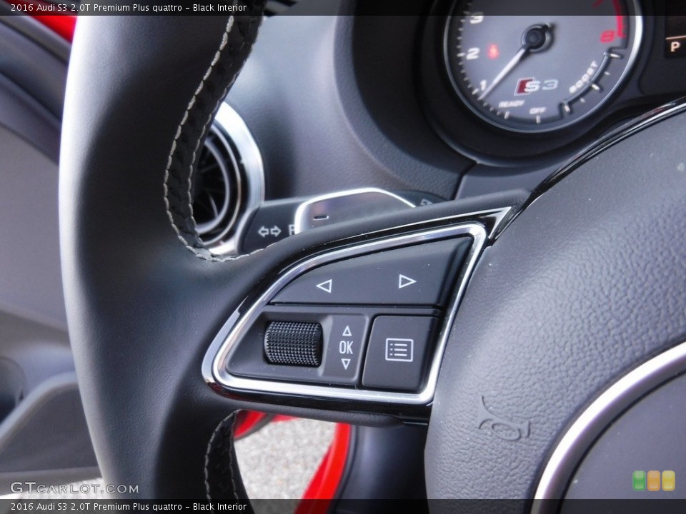Black Interior Controls for the 2016 Audi S3 2.0T Premium Plus quattro #118530418