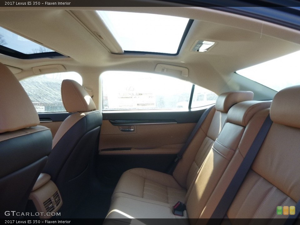 Flaxen Interior Rear Seat for the 2017 Lexus ES 350 #118532620
