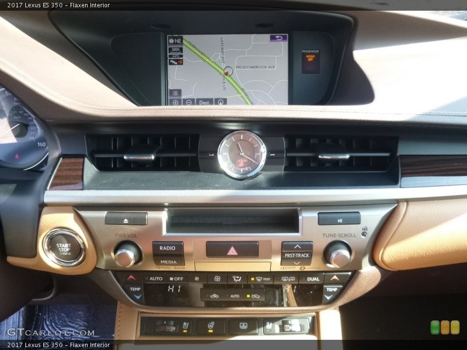 Flaxen Interior Navigation for the 2017 Lexus ES 350 #118532722