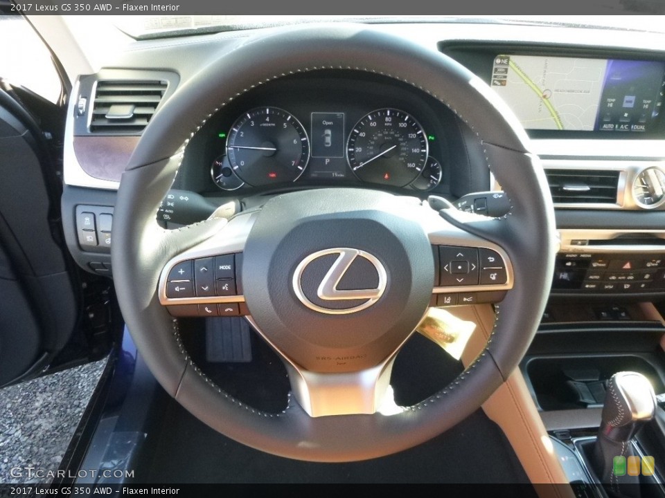 Flaxen Interior Steering Wheel for the 2017 Lexus GS 350 AWD #118533820