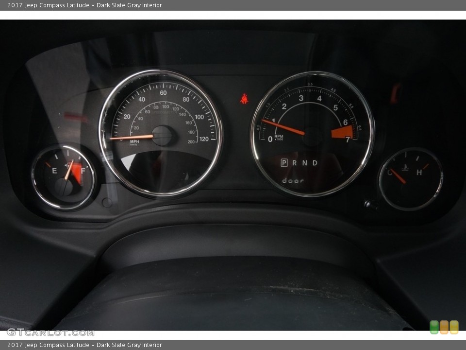 Dark Slate Gray Interior Gauges for the 2017 Jeep Compass Latitude #118539228