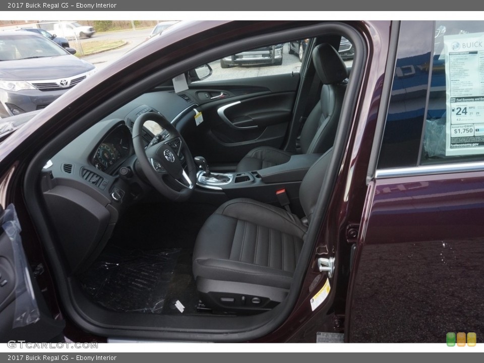 Ebony Interior Photo for the 2017 Buick Regal GS #118543170
