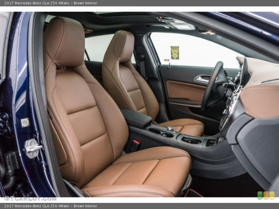 Brown 2017 Mercedes-Benz GLA Interiors