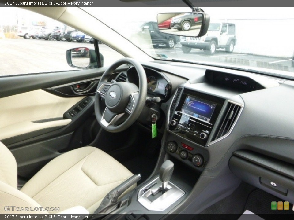 Ivory Interior Dashboard for the 2017 Subaru Impreza 2.0i 5-Door #118545027