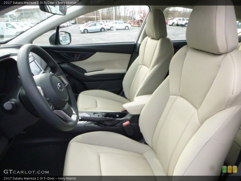 Ivory Interior Front Seat for the 2017 Subaru Impreza 2.0i 5-Door #118545288