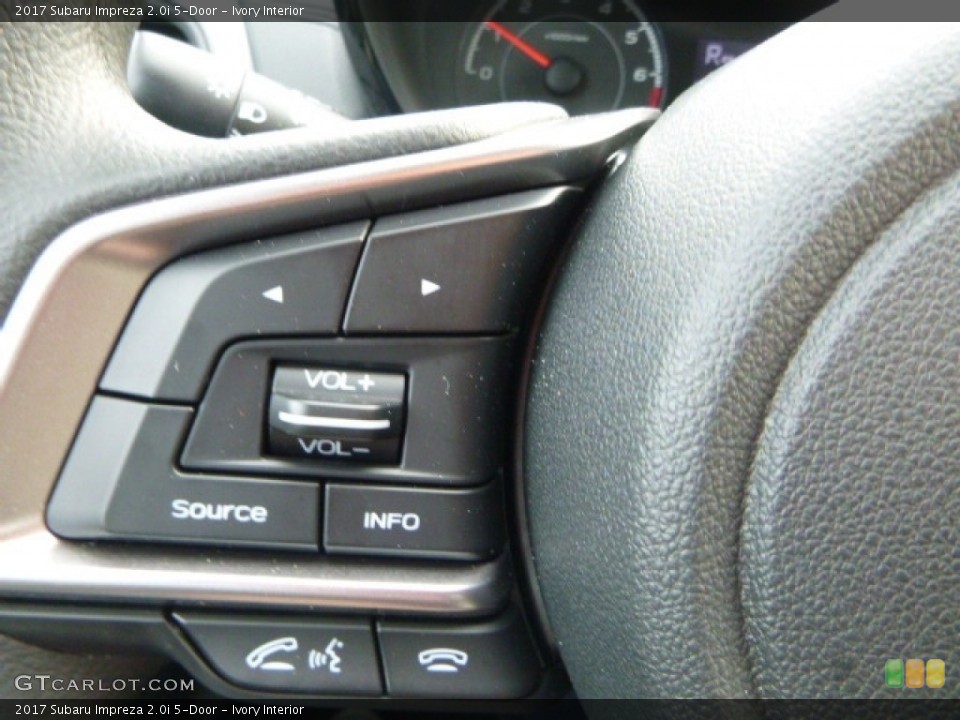 Ivory Interior Controls for the 2017 Subaru Impreza 2.0i 5-Door #118545381