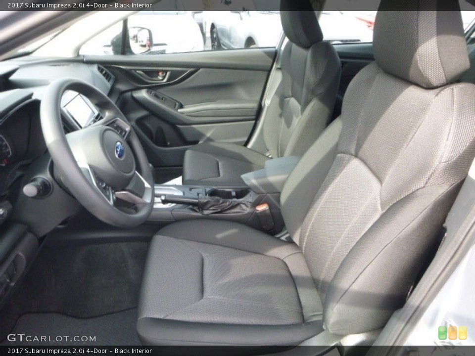 Black Interior Photo for the 2017 Subaru Impreza 2.0i 4-Door #118545732