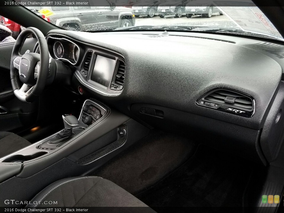 Black Interior Dashboard for the 2016 Dodge Challenger SRT 392 #118549098