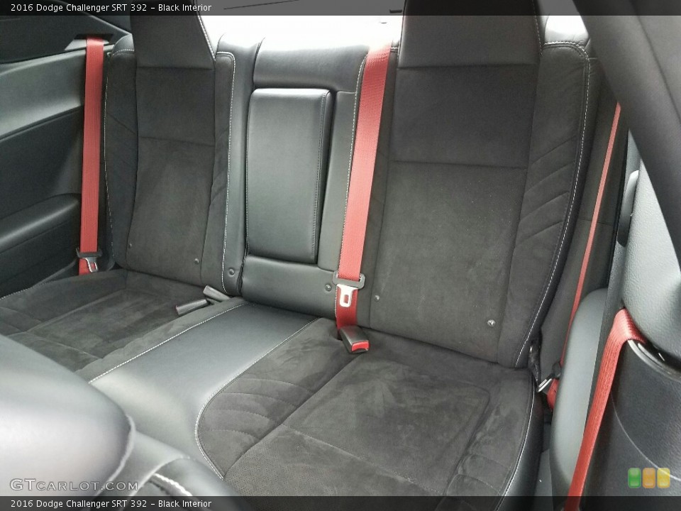Black Interior Rear Seat for the 2016 Dodge Challenger SRT 392 #118549443