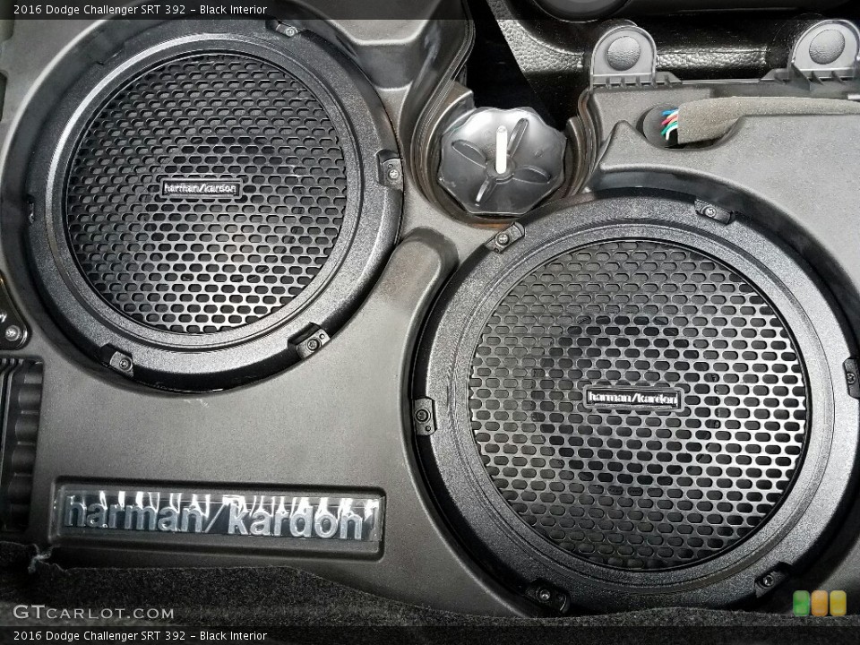 Black Interior Audio System for the 2016 Dodge Challenger SRT 392 #118549782
