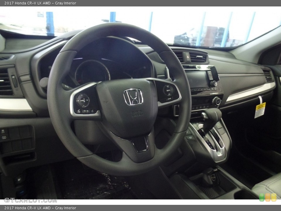 Gray Interior Dashboard for the 2017 Honda CR-V LX AWD #118553214