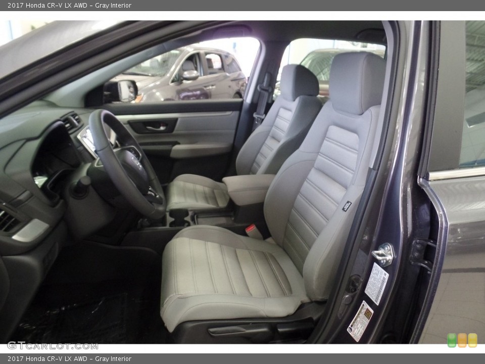 Gray Interior Front Seat for the 2017 Honda CR-V LX AWD #118553235