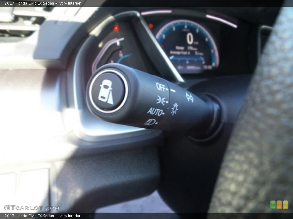 Ivory Interior Controls for the 2017 Honda Civic EX Sedan #118561197