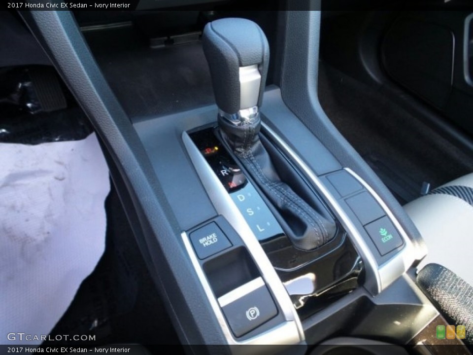Ivory Interior Transmission for the 2017 Honda Civic EX Sedan #118561221