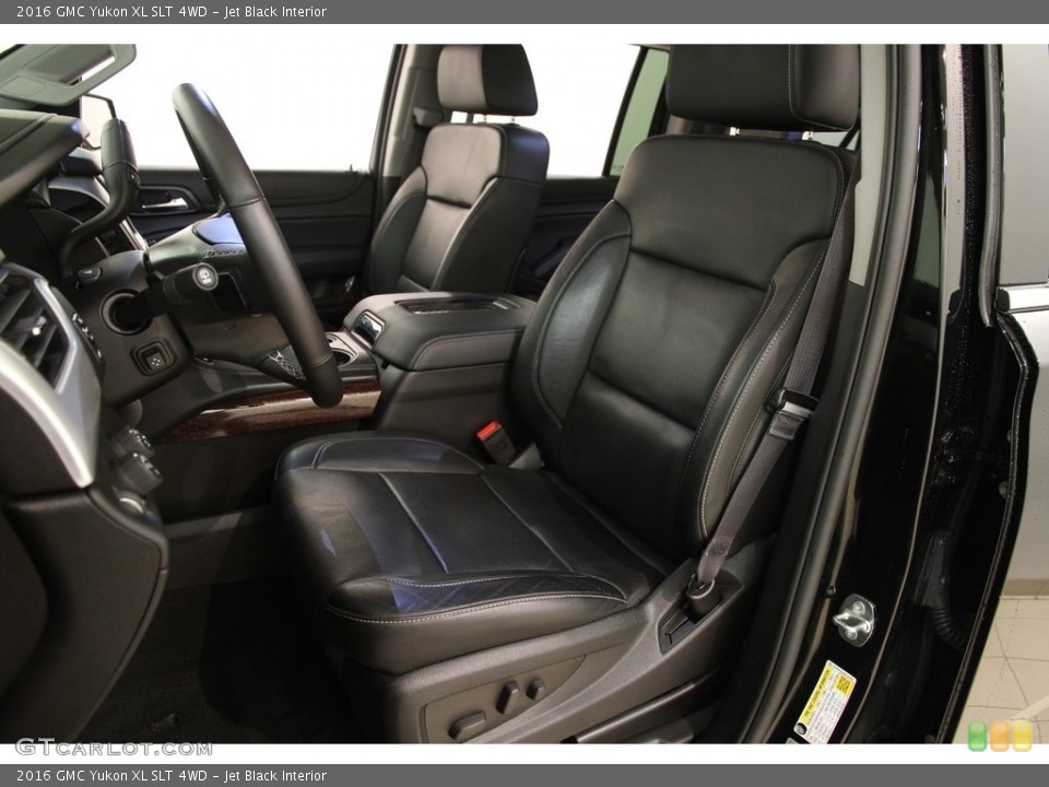 Jet Black Interior Front Seat for the 2016 GMC Yukon XL SLT 4WD #118563375