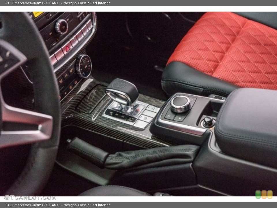 designo Classic Red Interior Transmission for the 2017 Mercedes-Benz G 63 AMG #118569000