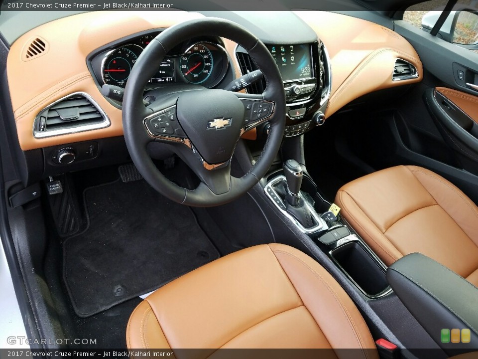Jet Black/Kalhari Interior Photo for the 2017 Chevrolet Cruze Premier #118569777