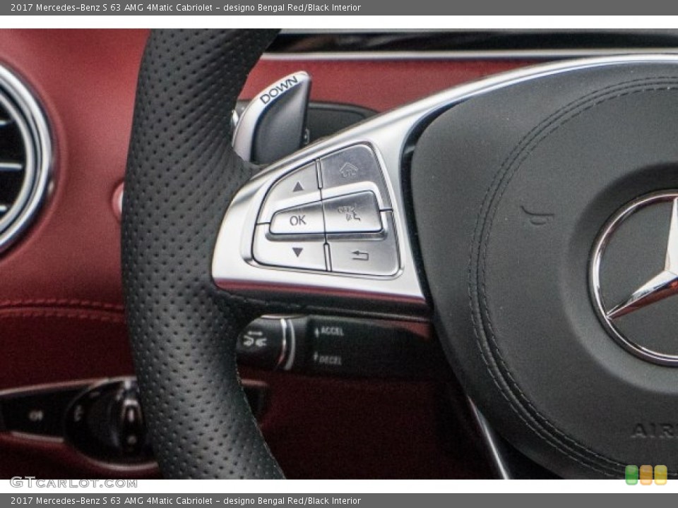 designo Bengal Red/Black Interior Controls for the 2017 Mercedes-Benz S 63 AMG 4Matic Cabriolet #118570374