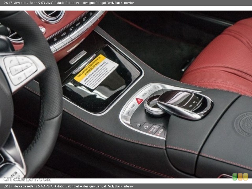 designo Bengal Red/Black Interior Controls for the 2017 Mercedes-Benz S 63 AMG 4Matic Cabriolet #118570386