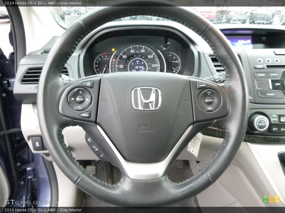 Gray Interior Steering Wheel for the 2014 Honda CR-V EX-L AWD #118571061