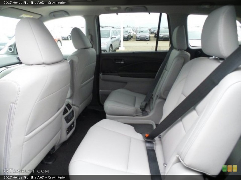 Gray Interior Rear Seat for the 2017 Honda Pilot Elite AWD #118573893