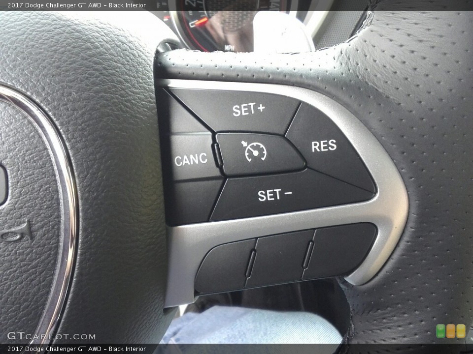 Black Interior Controls for the 2017 Dodge Challenger GT AWD #118585549