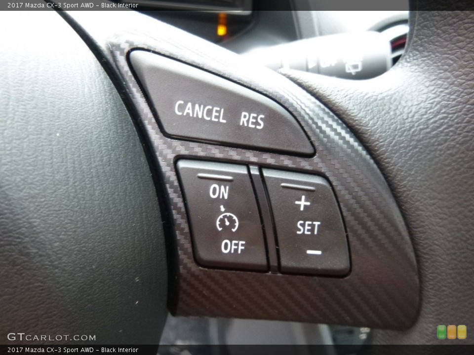 Black Interior Controls for the 2017 Mazda CX-3 Sport AWD #118588180