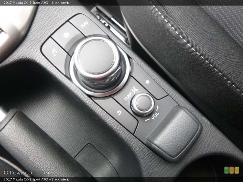 Black Interior Controls for the 2017 Mazda CX-3 Sport AWD #118588210