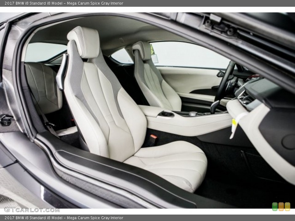 Mega Carum Spice Gray Interior Front Seat for the 2017 BMW i8  #118588777