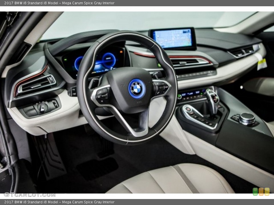 Mega Carum Spice Gray Interior Photo for the 2017 BMW i8  #118588867