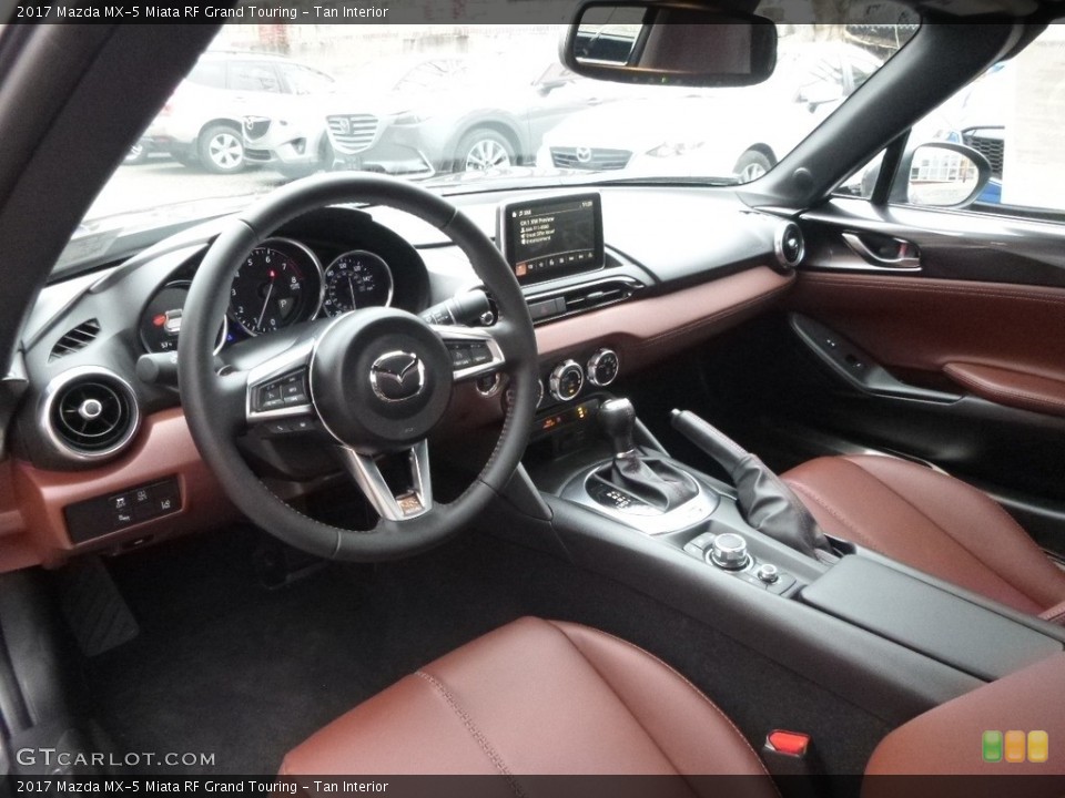 Tan Interior Photo for the 2017 Mazda MX-5 Miata RF Grand Touring #118589647