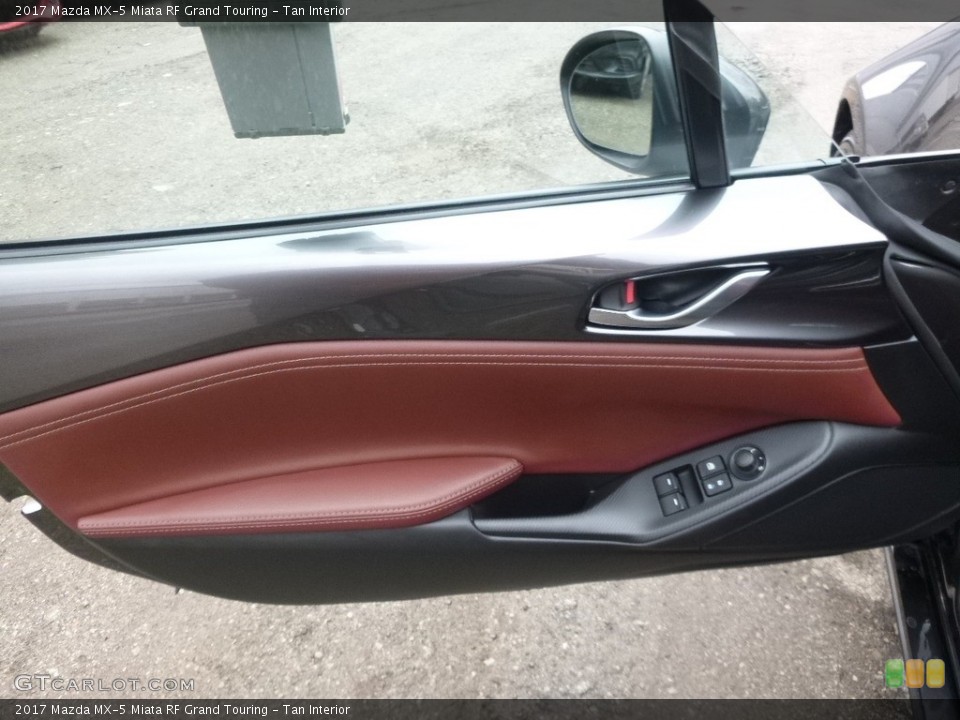 Tan Interior Door Panel for the 2017 Mazda MX-5 Miata RF Grand Touring #118589674