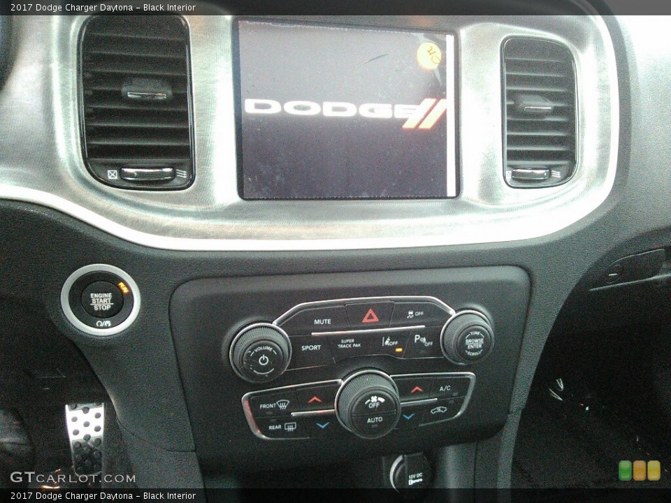 Black Interior Controls for the 2017 Dodge Charger Daytona #118590091