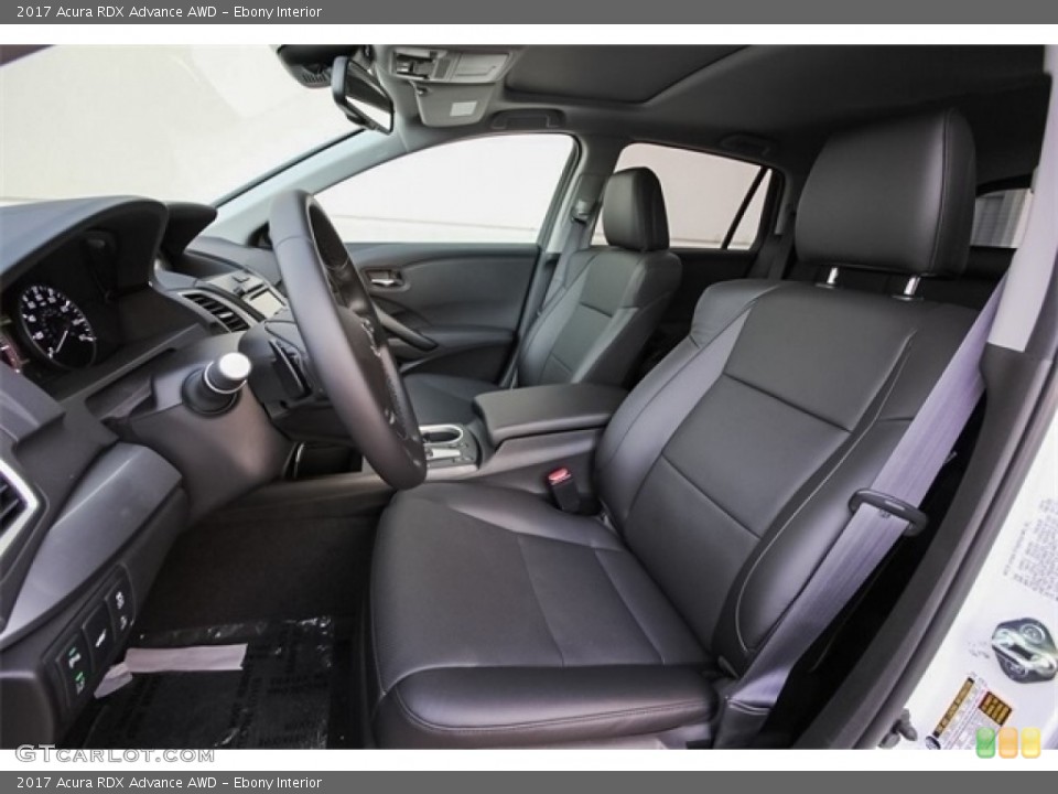 Ebony Interior Photo for the 2017 Acura RDX Advance AWD #118591465
