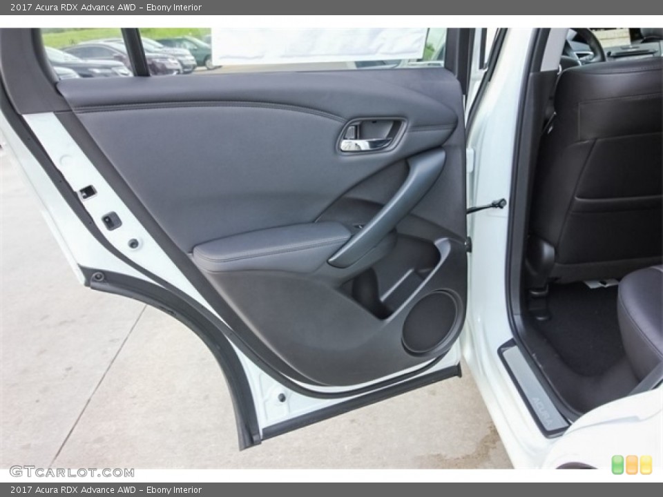 Ebony Interior Door Panel for the 2017 Acura RDX Advance AWD #118591486