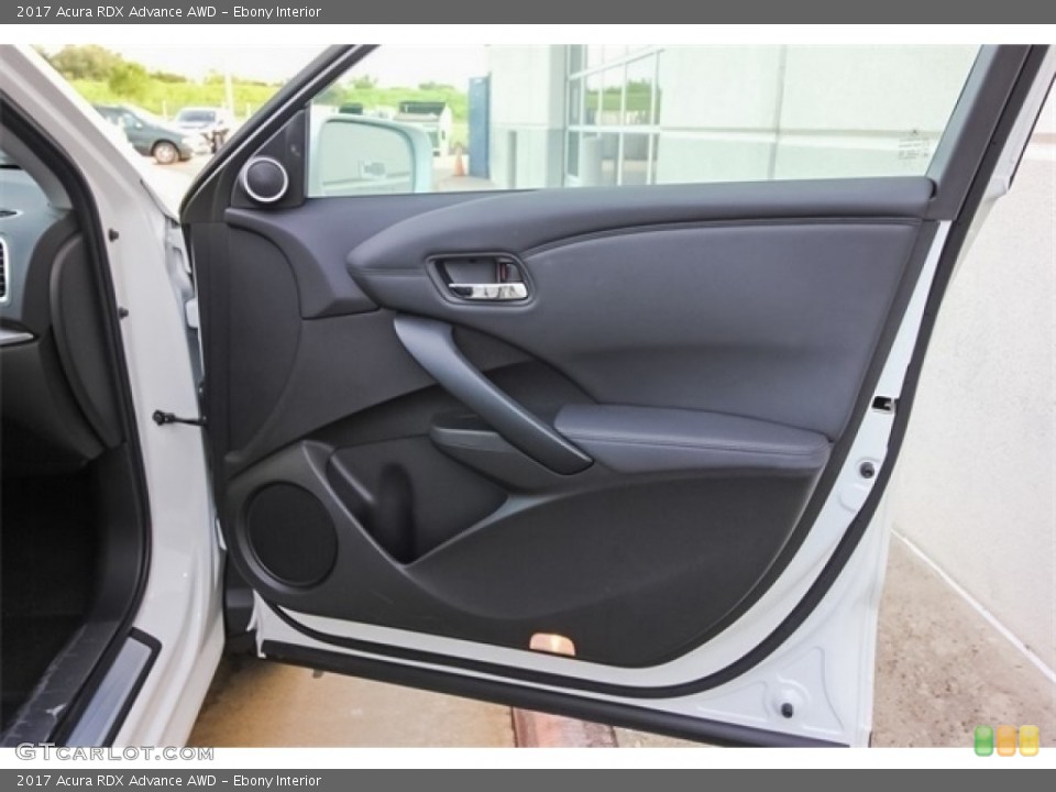Ebony Interior Door Panel for the 2017 Acura RDX Advance AWD #118591592